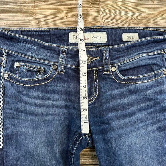 y2k Low Rise BKE Denim Stella Jeans - size 26 long - Picture 7 of 8